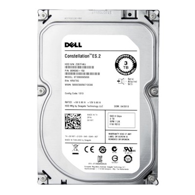 DELL 091K8T 3TB 7.2K 64MB SAS-2 3.5'' ST33000650SS