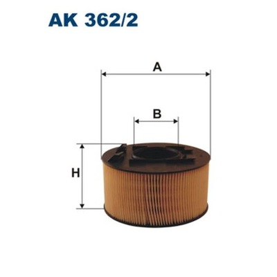 ФИЛЬТР ВОЗДУХА FILTRON AK 362\/2 фото