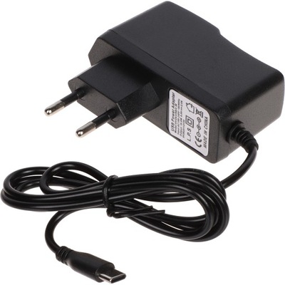 Ładowarka sieciowa USB 5V/2A/USB/C-W czarna