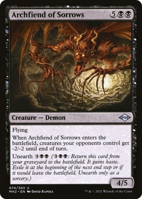 MTG Archfiend of Sorrows (MH2) - stan EX