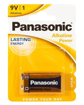 BATERIA Alkaliczna 9V 6F22 6LR61 PANASONIC