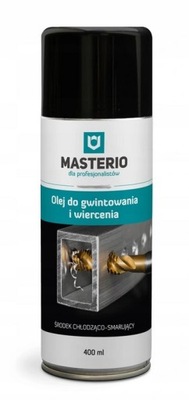 Olej do gwintowania wiercenia obróbki metalu skrawaniem spray 400 ml