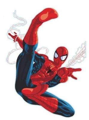 Naklejki na ścianę tapeta Spider man spiderman człowiek pająk pajęczyna