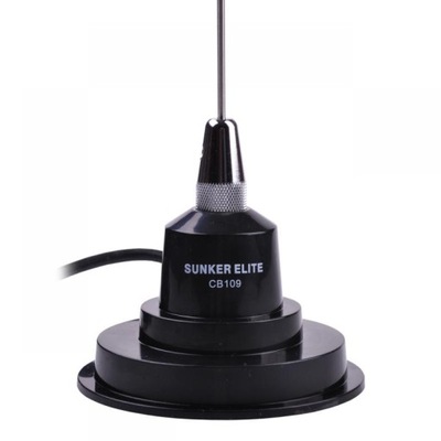 Antena CB Sunker Elite CB 109 z magnesem samochodowa anto429 150w 26-28MHz