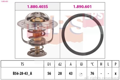 1-880-403 TERMOSTATO MITSUBISHI COLT  