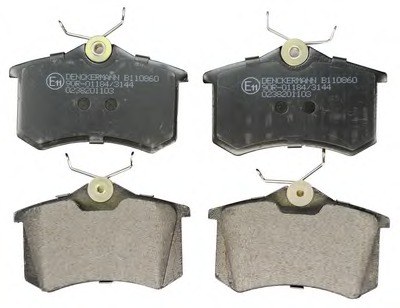 PADS BRAKE REAR SKODA FABIA II 06-  