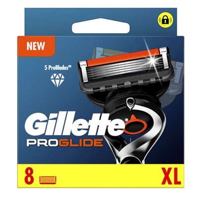 GILLETTE FUSION PROGLIDE WKŁADY NOŻYKI OSTRZA DO MASZYNKI 8szt