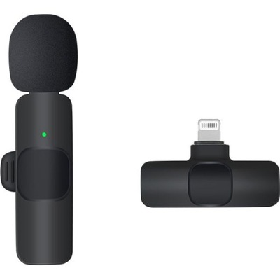 Bezprzewodowy mikrofon Apexel do iPhone z Lightning plug&play