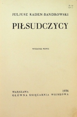 Piłsudczycy 1936 r.