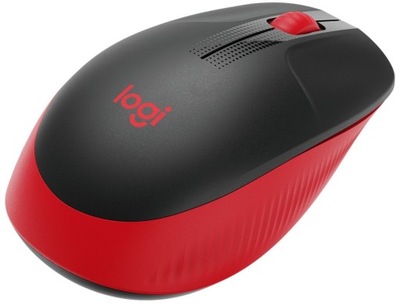 MYSZ Logitech Full size M190 Wireless, Red, USB