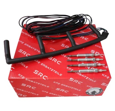 JUEGO DE CABLES BUJÍAS INCANDESCENTES + BUJÍAS AUDI SEAT SKODA VW 1.9 2.0 TDI 038971782C  