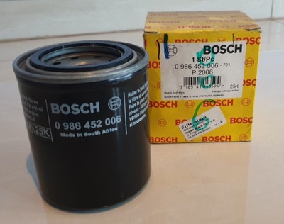 BOSCH FILTRO ACEITES 0 986 452 006 OPEL ISUZU SUBARU MAZDA  