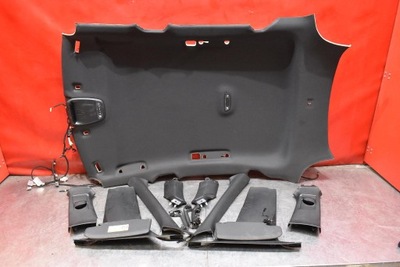 Стеля czarna стійки ручки захист volvo s40 2 ii 5d hb lift 16-20 фото №1