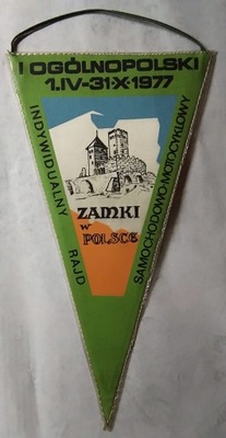 I RAJD SAMOCHODOWY 1977 ZAMKI PTTK CHORZÓW