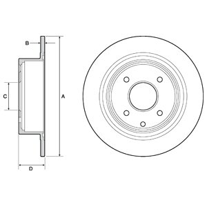 KIT DISCO DE FRENADO DELPHI BG4666C  