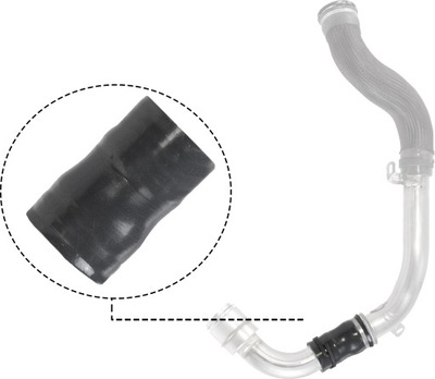 Шланг воздуха наддувочный renault fluence grand scenic iii kangoo ex фото №1