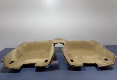 Audi a8 d3 обшивка килимок підлога бежева задня фото №1