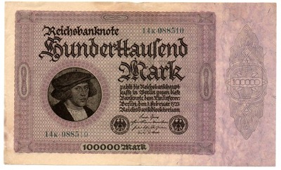 [M2298] Niemcy 100000 mark 1923
