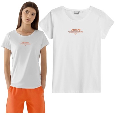 Koszulka damska 4F T-SHIRT BAWEŁNA TSD020 XS