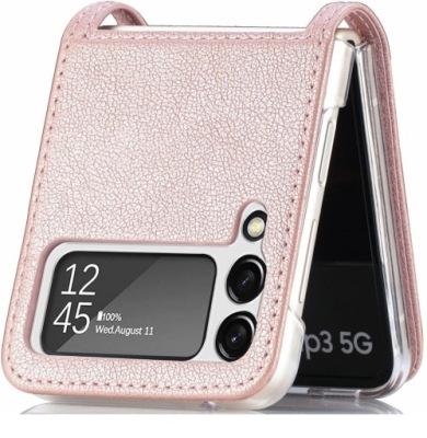 Etui do Samsung Z Flip 4 5G SKÓRZANE LEATHER COVER