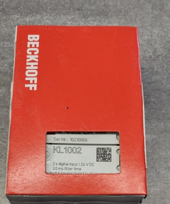 Wejścia cyfrowe KL1002 BECKHOFF