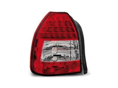Ліхтарі  світлодіодний honda civic 95-01 3d red white led фото №1