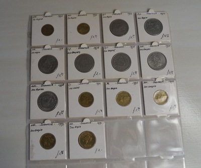 Indonezja - miks - zestaw 14 monet