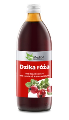 Dzika róża sok EkaMedica 500 ml