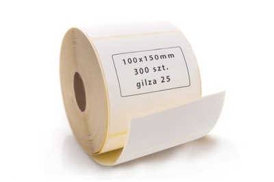 Etykiety kurierskie termiczne 100x150mm 300szt.