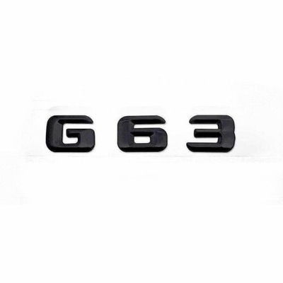 G63 AMG LOGOTIPO NEGRAS G-CLASS W463A 63 MERCEDES GASOLINA  