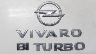 Opel vivaro b значок эмблема задняя 14- фото №1