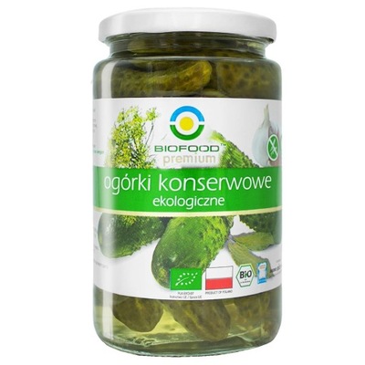 OGÓRKI KONSERWOWE BEZGLUTENOWE BIO BIO FOOD