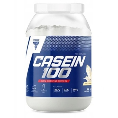 TREC CASEIN 100 1800 g NAJLEPSZE BIAŁKO kazeina