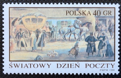 Fi 3477 ** 1996 - Światowy Dzień Poczty