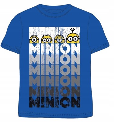 KOSZULKA CHŁOPIĘCA TSHIRT MINIONKI - 116