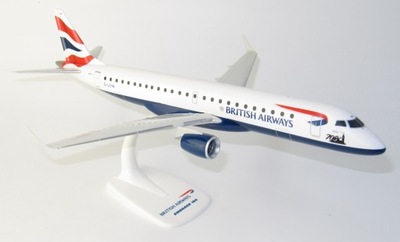 Model samolotu Embraer 190 BRITISH 1:100