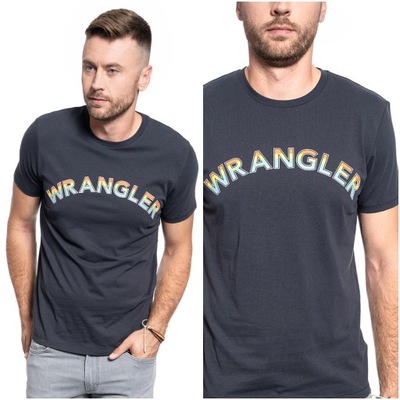 Męska koszulka t-shirt Wrangler RAINBOW TEE L