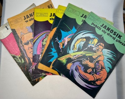 JANOSIK KOMIKS 1-6 1974 KWIATKOWSKI SKARŻYŃŚKI