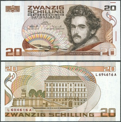 Austria - 20 szylingów 1986 * P148 * UNC