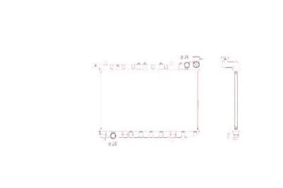 Nrf 53583 радиатор, система охлаждение двигателя фото №1