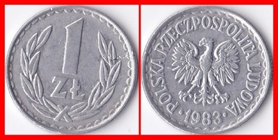 POLSKA - 1 złoty z 1983 roku. Nr. 103.