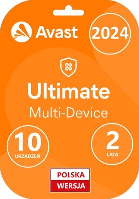 Avast Ultimate Multi-Device PL 10 urządzeń / 2 Lata