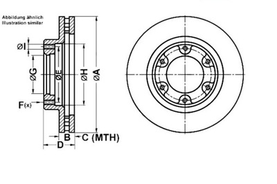 ATE KOMPLEKTAS DISKŲ STABDŽIŲ ATE, 24.0132-0111.1 TOYOTA LAND CRUISER 