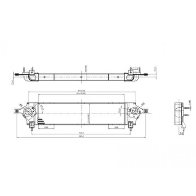 RADUADOR AIRE DE CARGA HART 618 600  