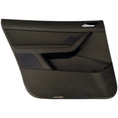Vw touran 5t обивка дверь левый задняя кожа фото №1