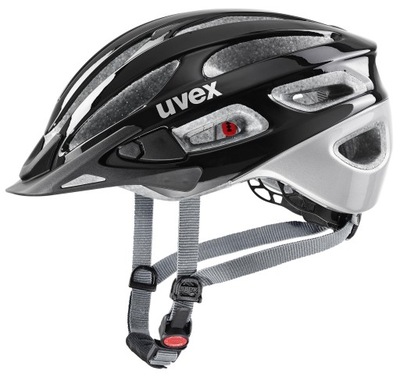 Kask rowerowy UVEX TRUE black-silver 55-58cm