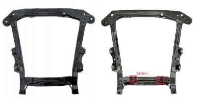 Рама підрамник підрамник підрамник балка dacia lodgy dokker 12- фото №1