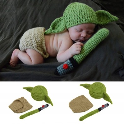 NOWY KOSTIUM BABY YODA STAR WARS ROZ. 0-6 MIESIĄCA