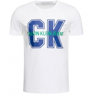 Calvin Klein Jeans t-shirt męski biały oryginał S