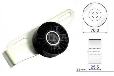 Ina ролик napcza dacia dokker 1.6 lpg фото №1
